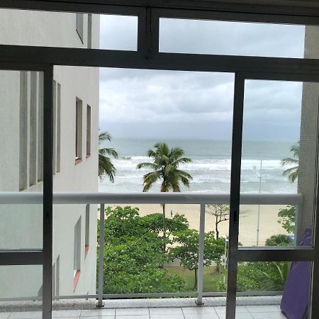 Apartamento pé na areia Guarujá Exterior foto