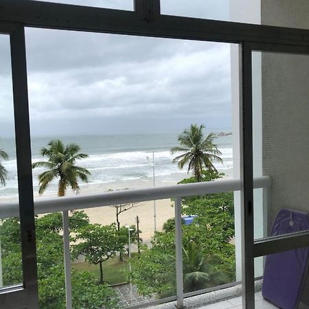Apartamento pé na areia Guarujá Exterior foto