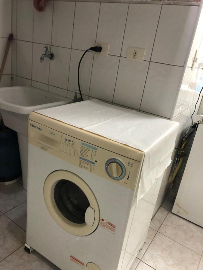 Apartamento pé na areia Guarujá Exterior foto
