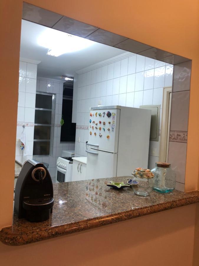 Apartamento pé na areia Guarujá Exterior foto